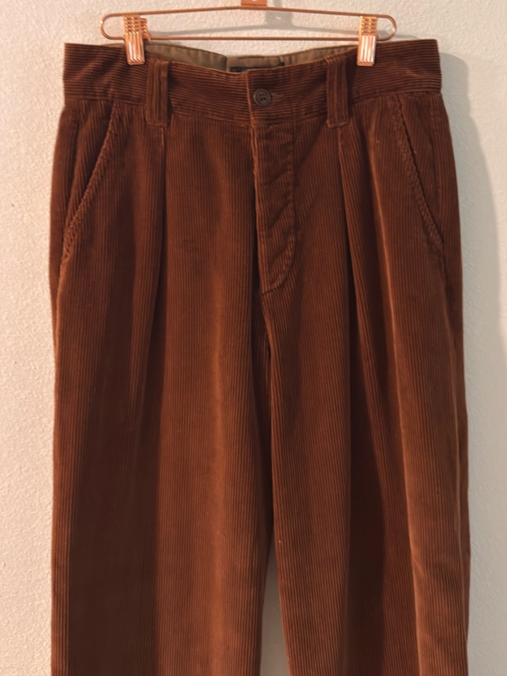Ralph Lauren Brown high waist Corduroy Pants size 28 - Picture 4 of 13